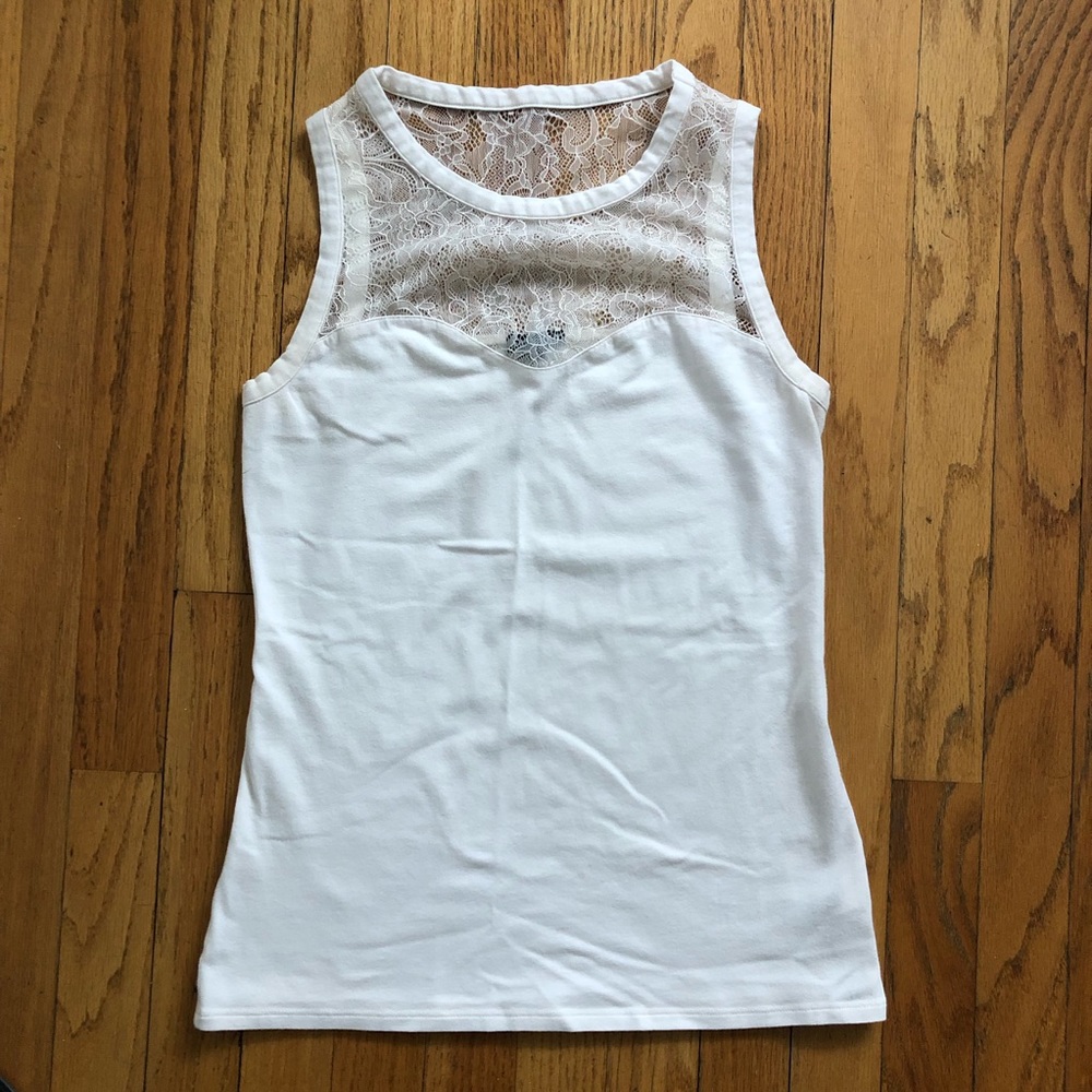 Express Heart Shaped Lace Top